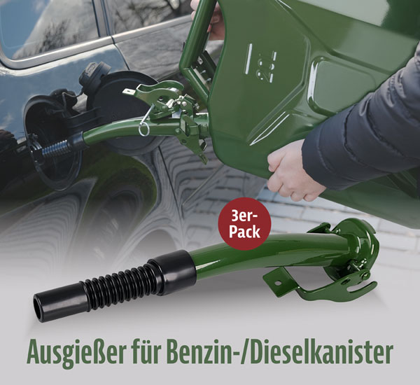 3er-Pack Ausgieer fr Benzin-/Dieselkanister