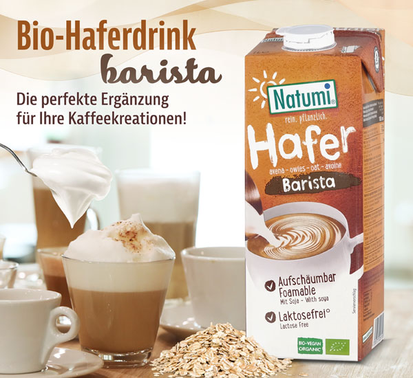 4er-Pack Natumi   Bio-Haferdrink Barista