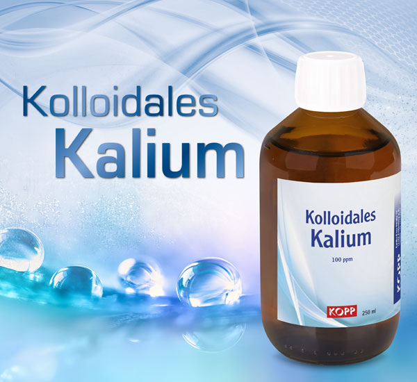 Kolloidales Kalium - Konzentration 100 ppm